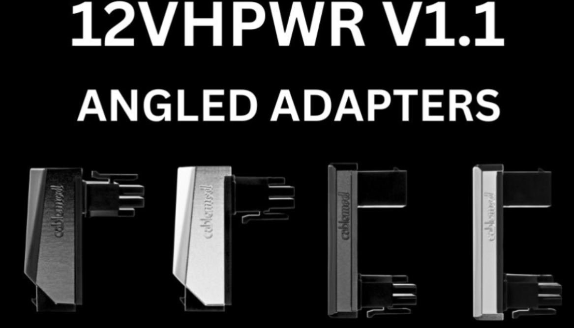 CableMod Introduces Updated Angled Adapters for 12V-2×6 RTX 40-Series.